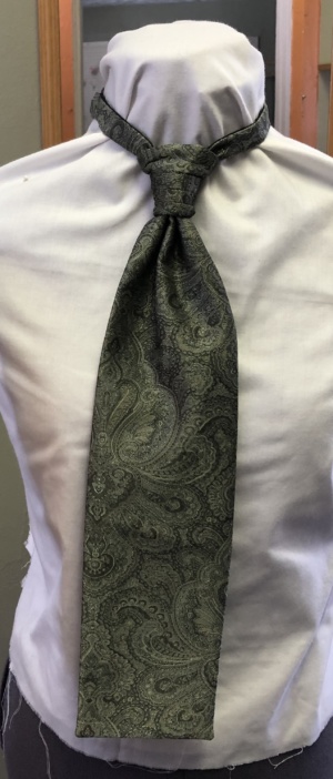 Grey Necktie-TI 2035- Paisley (Tie: 17; Neck: Adjustable)