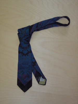 Navy and red Necktie-TI 4229- paisley print scarf design;silk