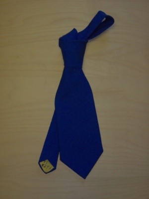 royal blue Necktie-TI 4255- solid with texture diagonal weave