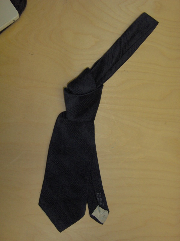 navy Necktie-TI 4263- diagonal stripe tonal