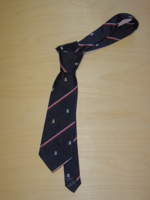 Dark blue and red and white Necktie-TI 4312- white koala bears