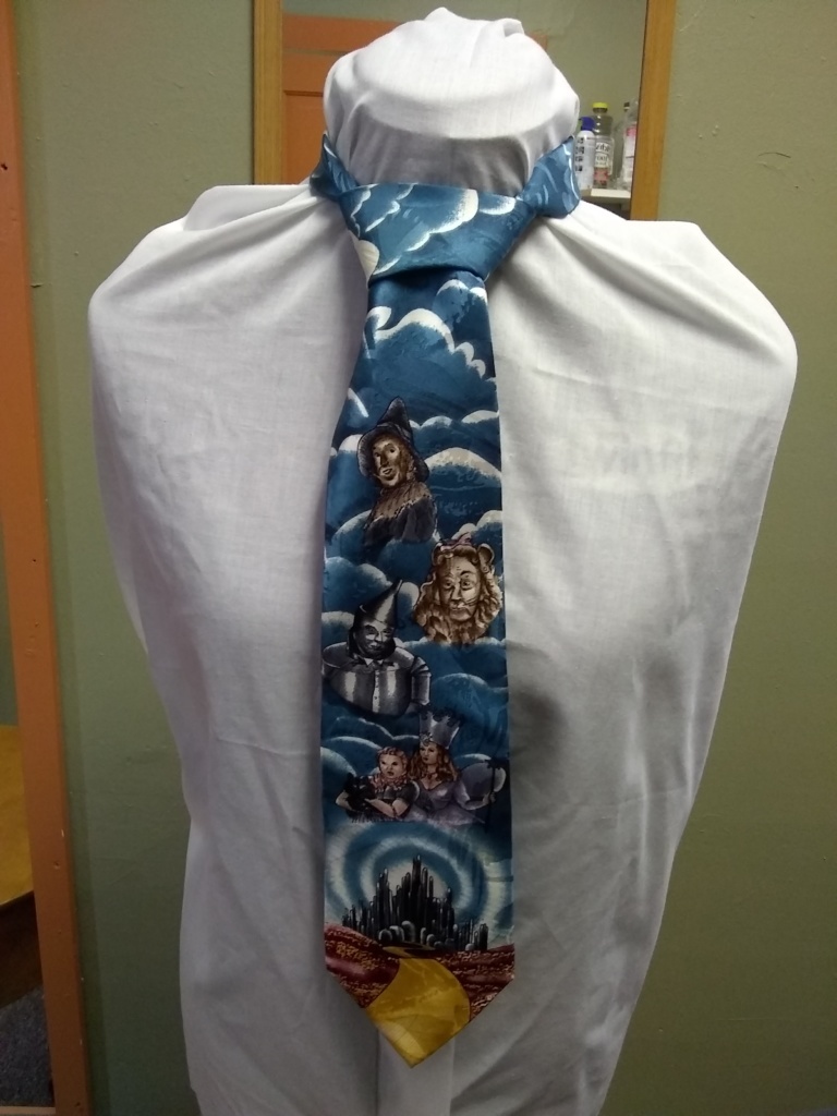 Teal and yellow and red Necktie-TI 4382- Wizard of Oz tie with ...