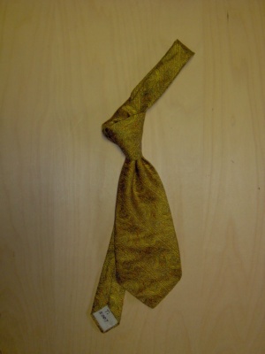 yellow Necktie-TI 5007- Paisley
