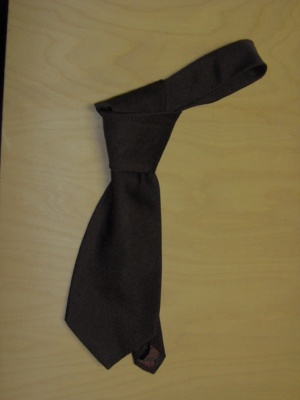 Dark brown Necktie-TI 6015- solid