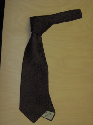Dark brown Necktie-TI 6017- pattern
