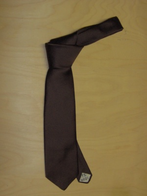 Dark brown Necktie-TI 6021- solid