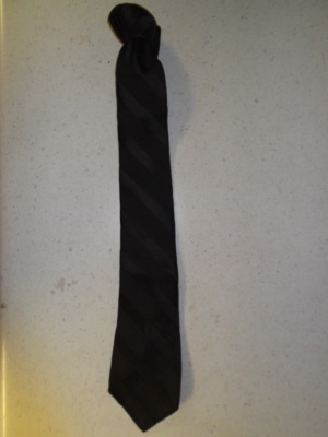 Brown Necktie-TI 6051- Striped sheen pattern.