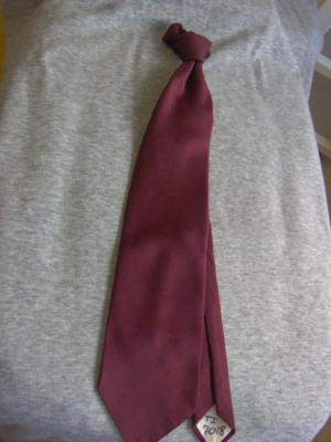 burgandy Necktie-TI 7018- solid