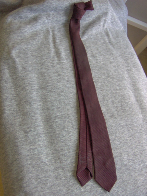 Red and black Necktie-TI 7021- solid interwoven