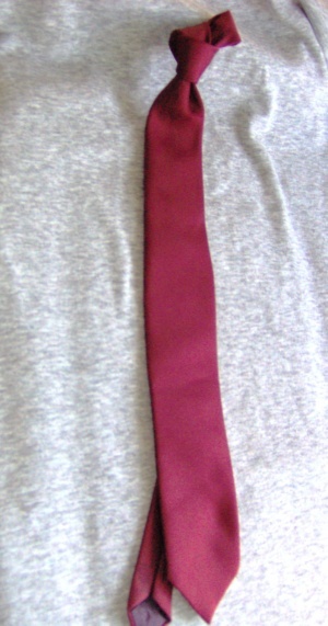 burgandy Necktie-TI 7034- solid
