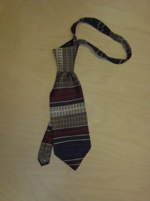 Red, and blue, and brown Necktie-TI 7101- Striped patterns