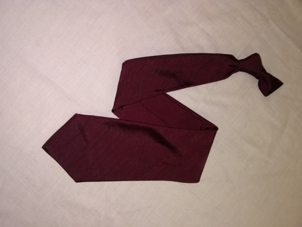 burgundy Necktie-TI 7094- tonal stripes