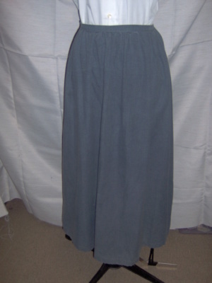 Grey Period Skirt-Wm Pd Sk 2000-Waist 28