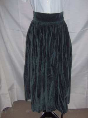 Green Period Skirt-Wm Pd Sk 3300-Waist 36