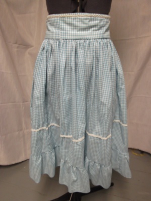 Blue White Period Skirt-Wm Pd Sk 4075-Waist 28