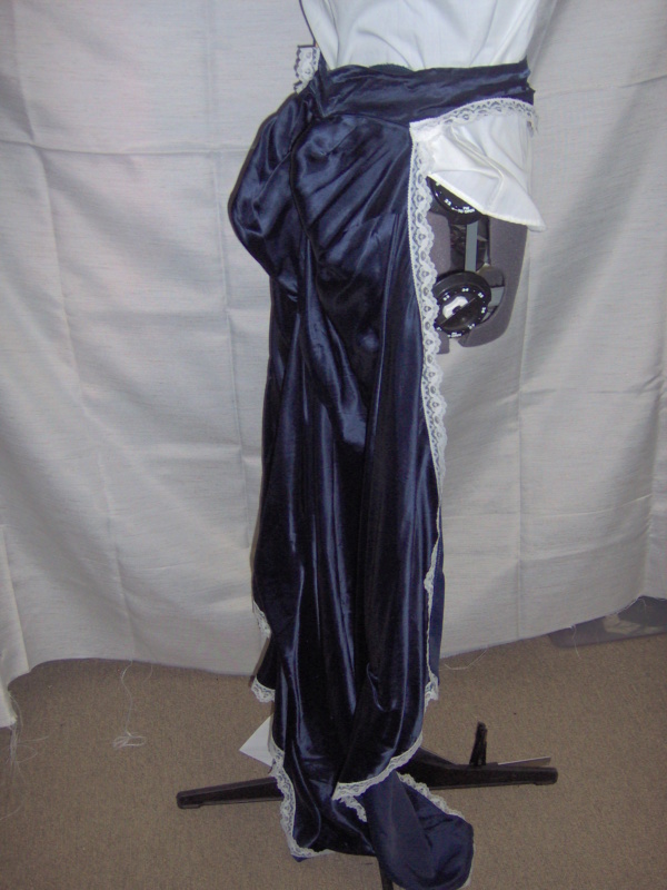 Blue White Period Skirt-Wm Pd Sk 4100-Waist 33