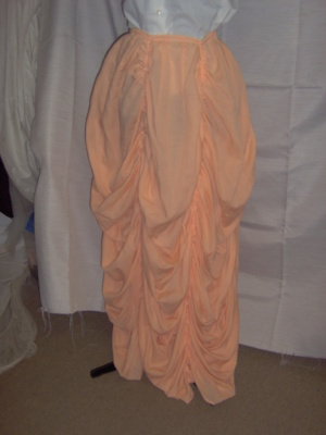 Orange Period Skirt-Wm Pd Sk 5003-Waist 30