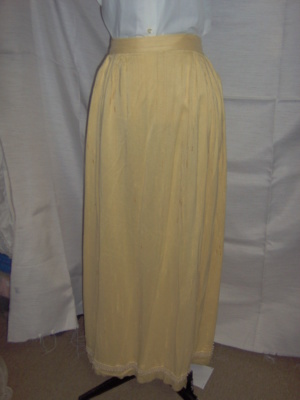 Yellow Period Skirt-Wm Pd Sk 5325-Waist 36