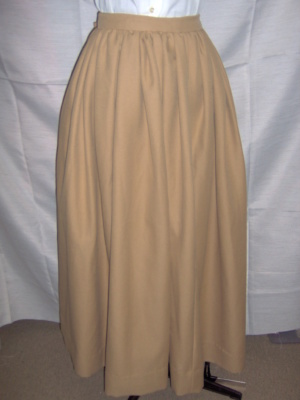 Brown Period Skirt-Wm Pd Sk 6001-Waist 30