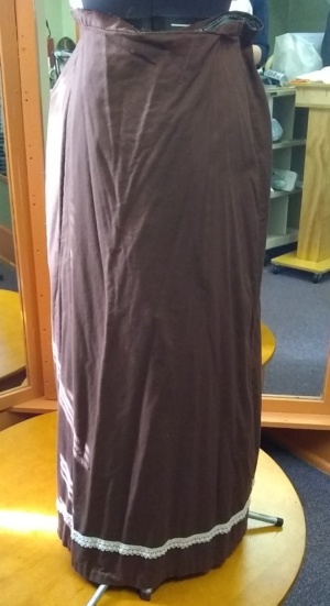 Brown Period Skirt-Wm Pd Sk 6400-PP'16-Waist 38