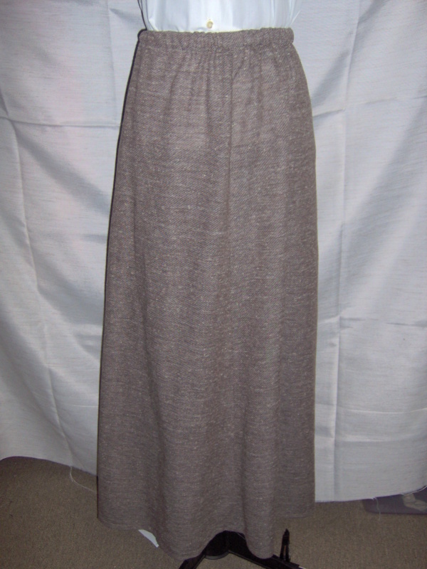 Brown Period Skirt-Wm Pd Sk 6425-Waist 39