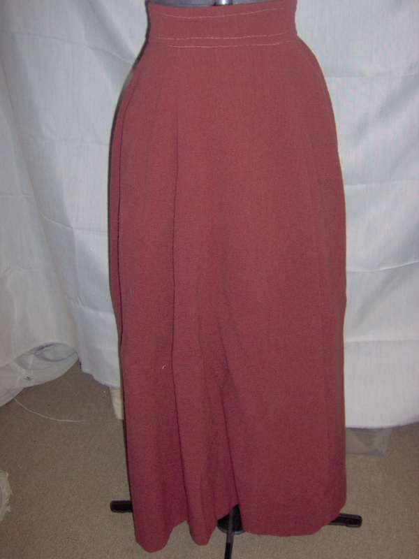 Red Period Skirt-Wm Pd Sk 7000-Waist 26