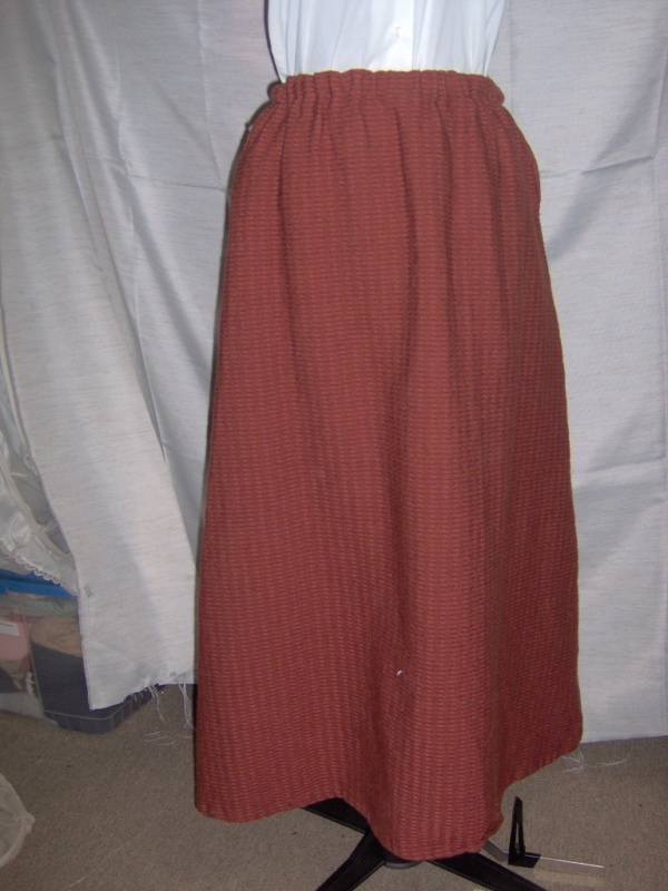 Red Pink Period Skirt-Wm Pd Sk 7125-Waist 32