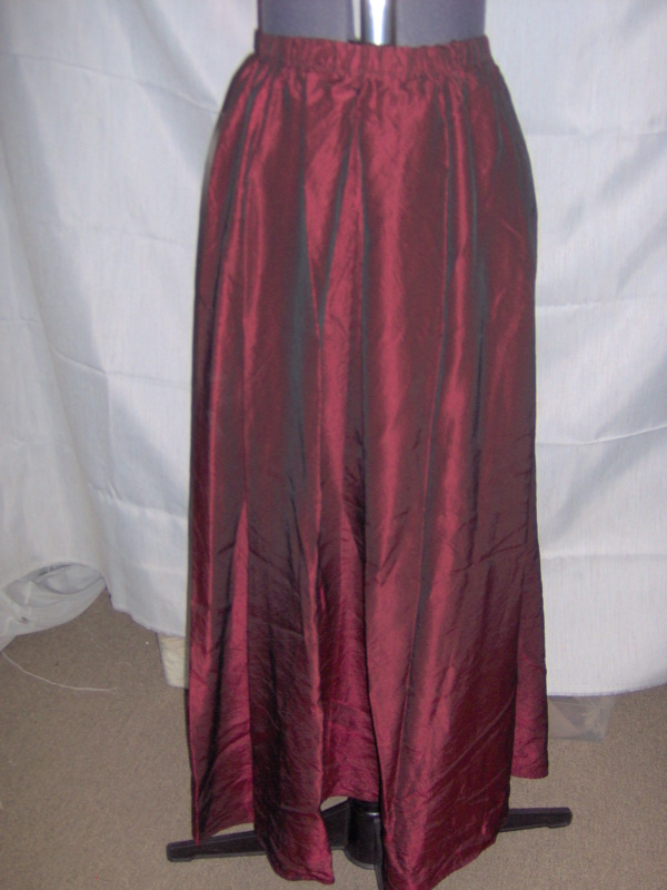 Red Period Skirt-Wm Pd Sk 7300-Waist 36
