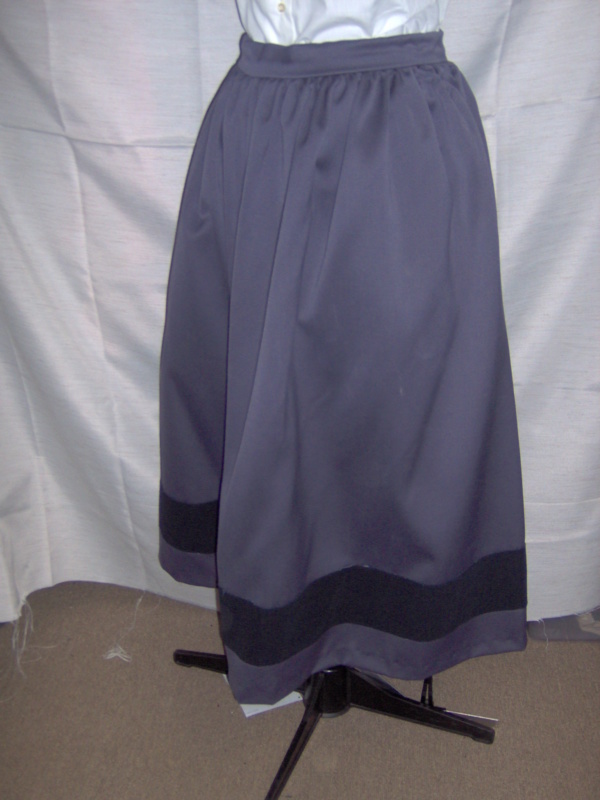 Purple Black Period Skirt-Wm Pd Sk 9003-Waist 29