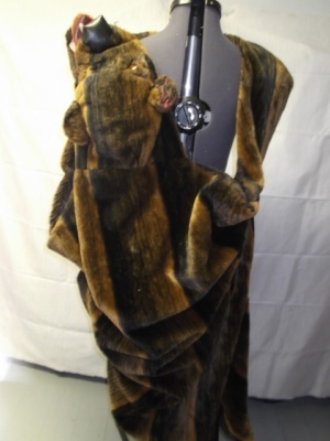 Brown and Black Animal Costume-ANML 6901-Chest One size fits all