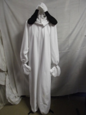 Whit and Black Animal Costume-ANML 8500-YGMCB-Chest 46
