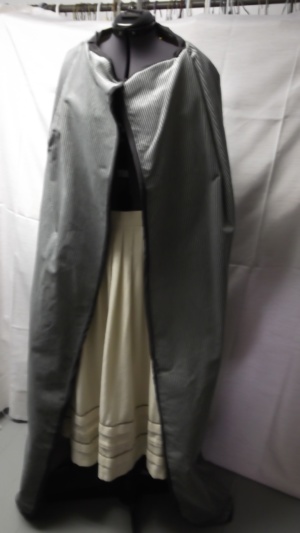 Grey Black Cloak-CL 2550-Chest 46