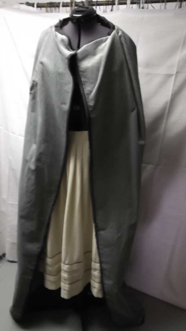 Grey Black Cloak-CL 2550-Chest 46
