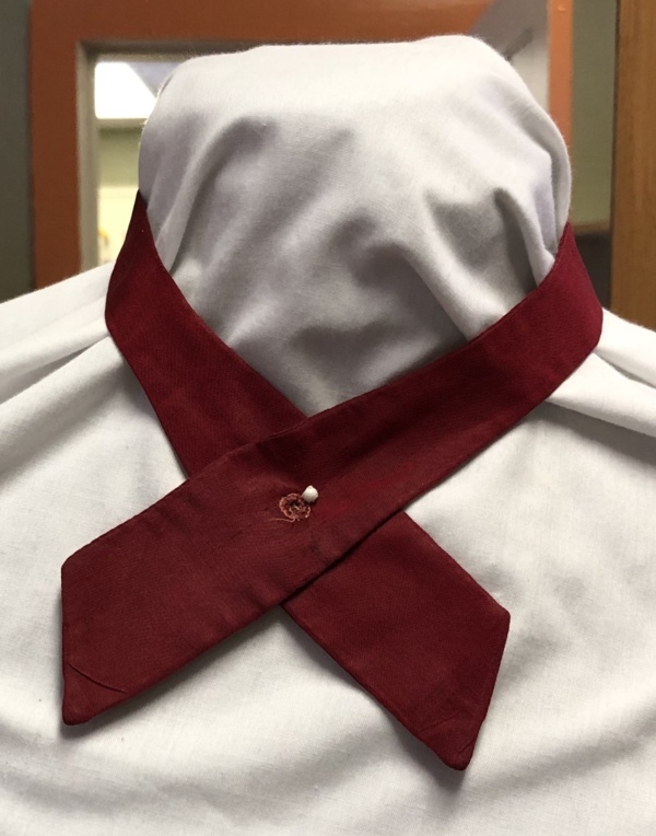 Red Necktie-CRS TI 7002-Clasp Type No clasp
