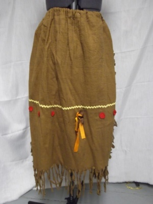 Brown Indian Costume-Ind Skt 6300-MM'09-Chest N/A