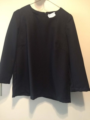 Black Modern Blouse-Mod Bl 1406-Chest 38