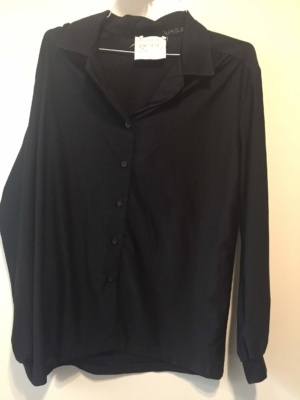 Black Modern Blouse-Mod Bl 1702-Chest 44