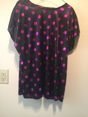 Black pink Modern Blouse-Mod Bl 1925-Chest 54