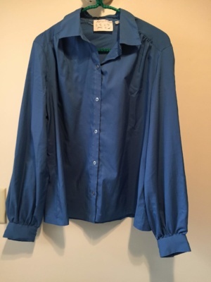 Blue Modern Blouse-Mod Bl 4800-Chest 46
