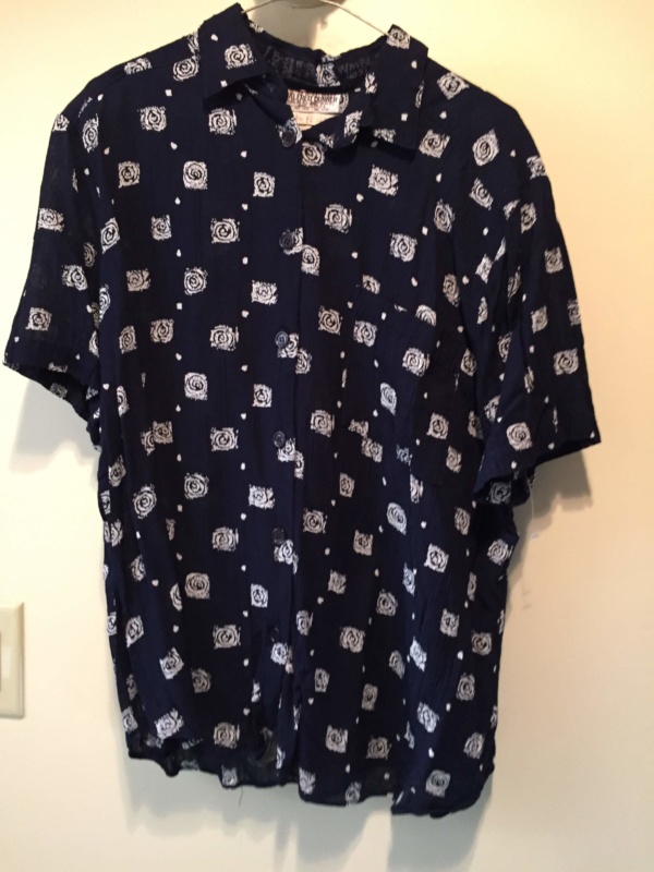 Blue white Modern Blouse-Mod Bl 4927-Chest 50