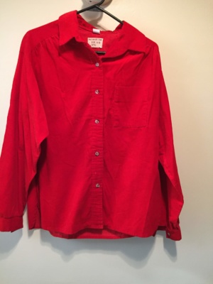 Red Modern Blouse-Mod Bl 7801-Chest 46