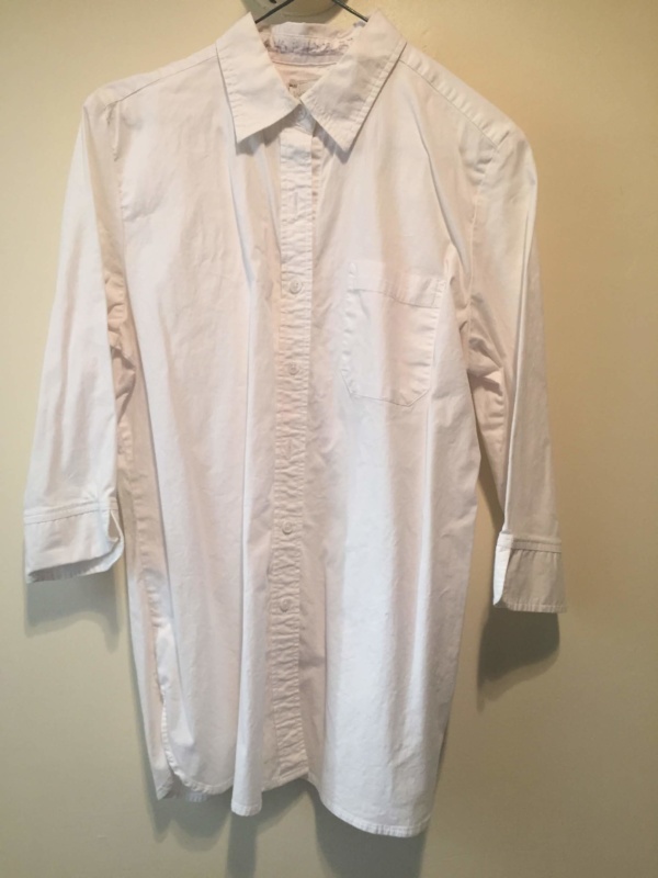White Modern Blouse-Mod Bl 8400-Chest 38