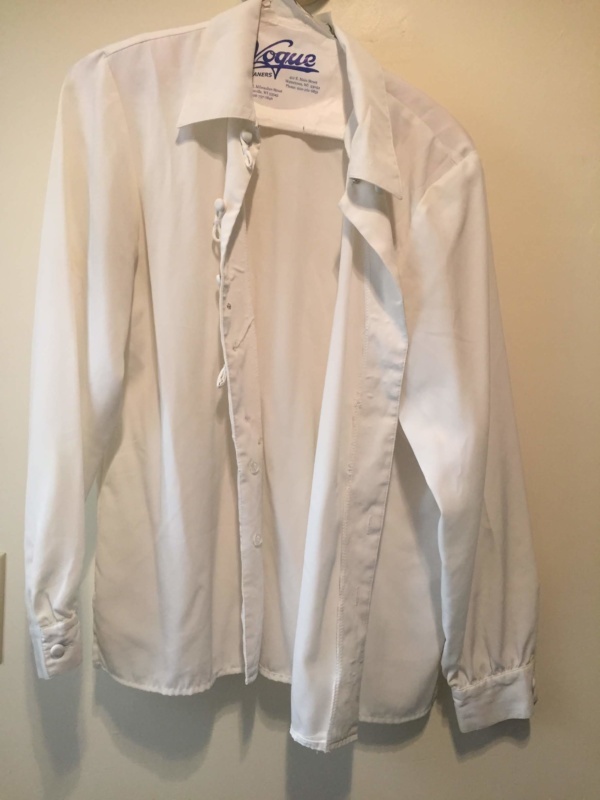 White Modern Blouse-Mod Bl 8501-Chest 40