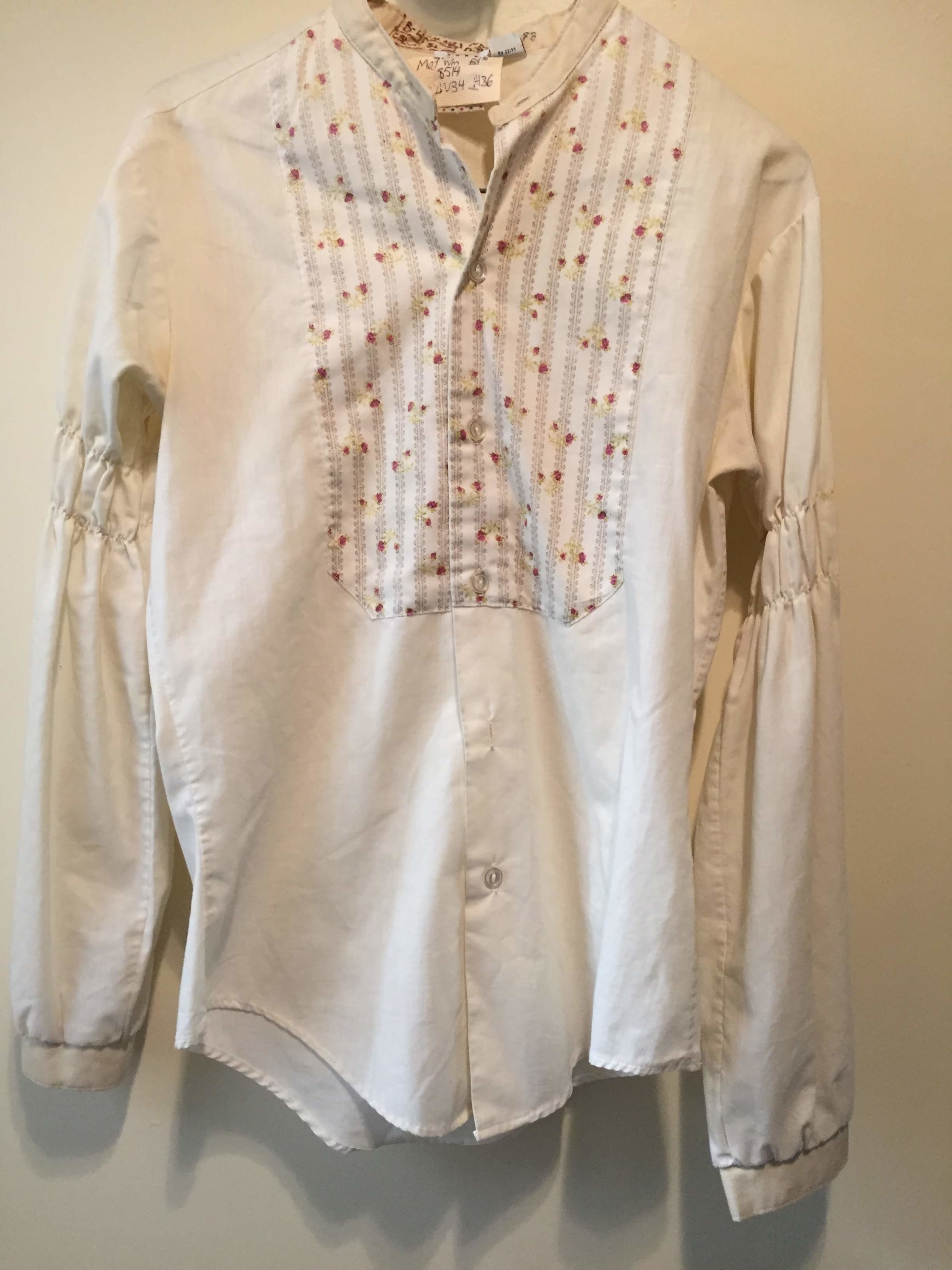 Ivory Modern Blouse-Mod Bl 8514-Chest 40 – Costume Cottage