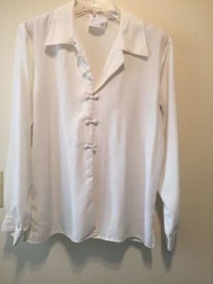 White Modern Blouse-Mod Bl 8601-Chest 43
