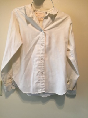 White Modern Blouse-Mod Bl 8602-Chest 42