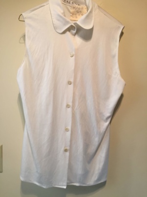 White Modern Blouse-Mod Bl 8608-Chest 42