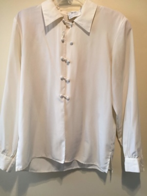 White Modern Blouse-Mod Bl 8615-Chest 43