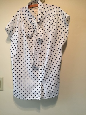 Blue white Modern Blouse-Mod Bl 8625-Chest 42