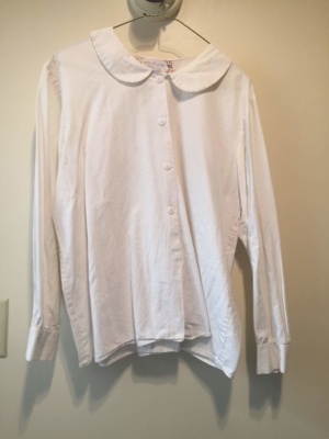 White Modern Blouse-Mod Bl 8703-Chest 45